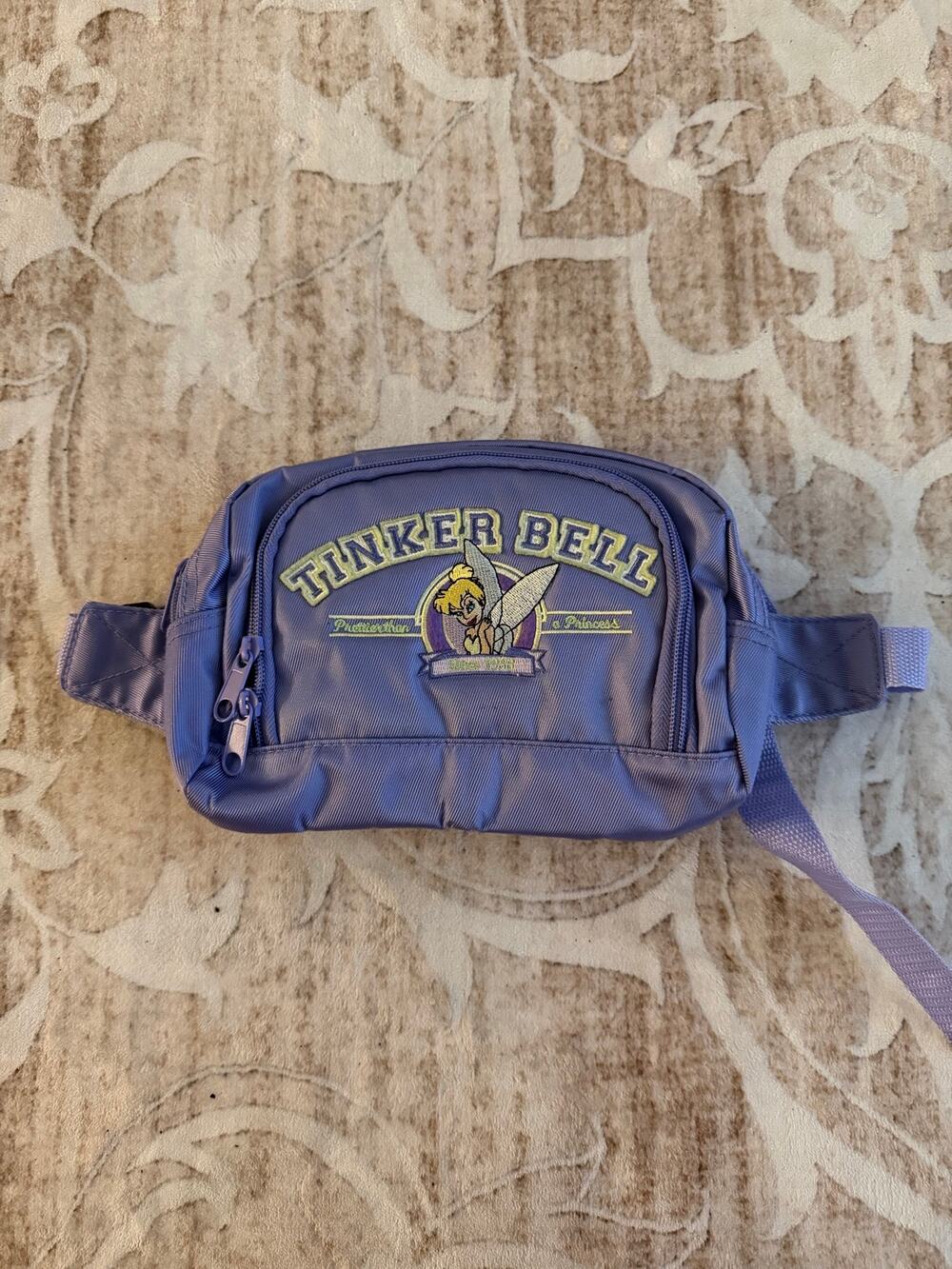 Vintage 90s Purple Tinkerbell Fannypack